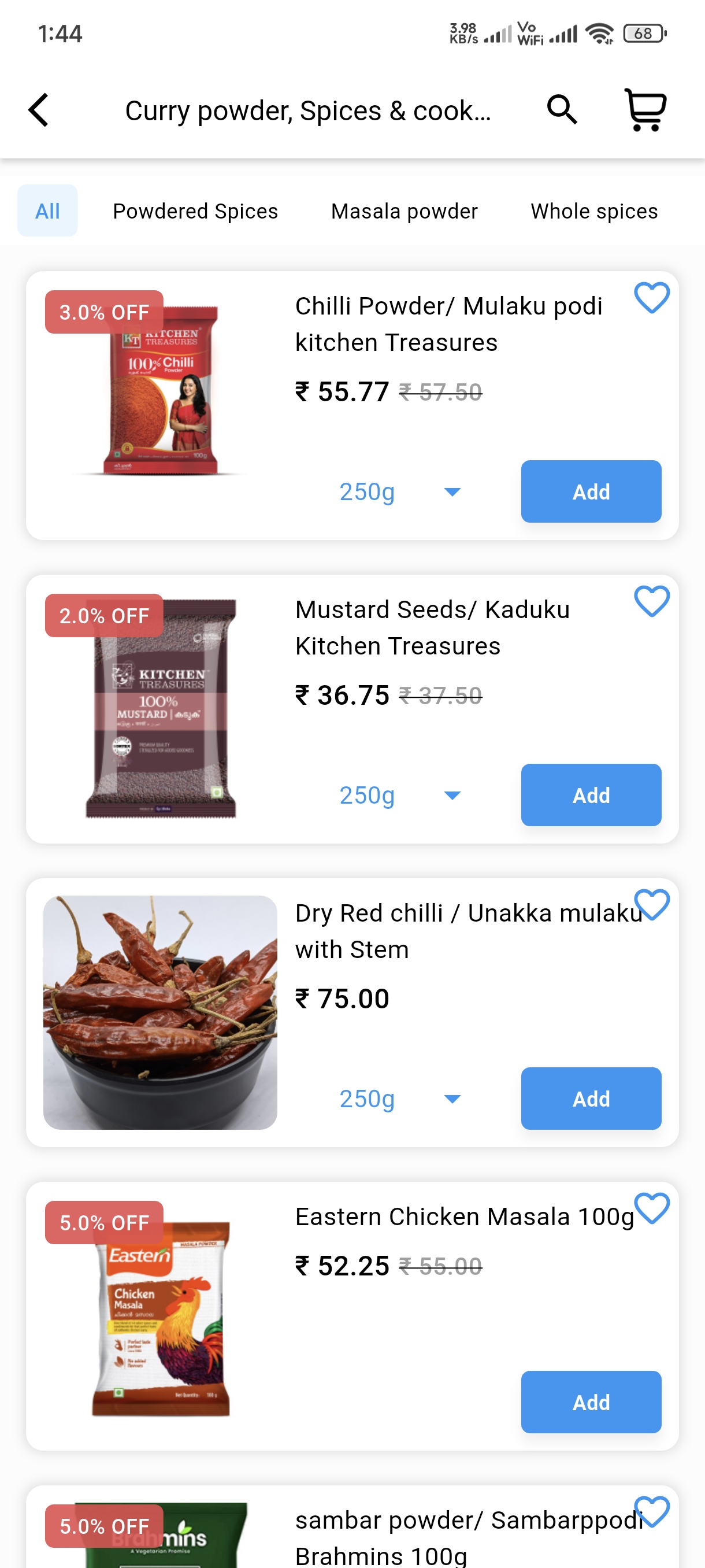 Zaap checkout page